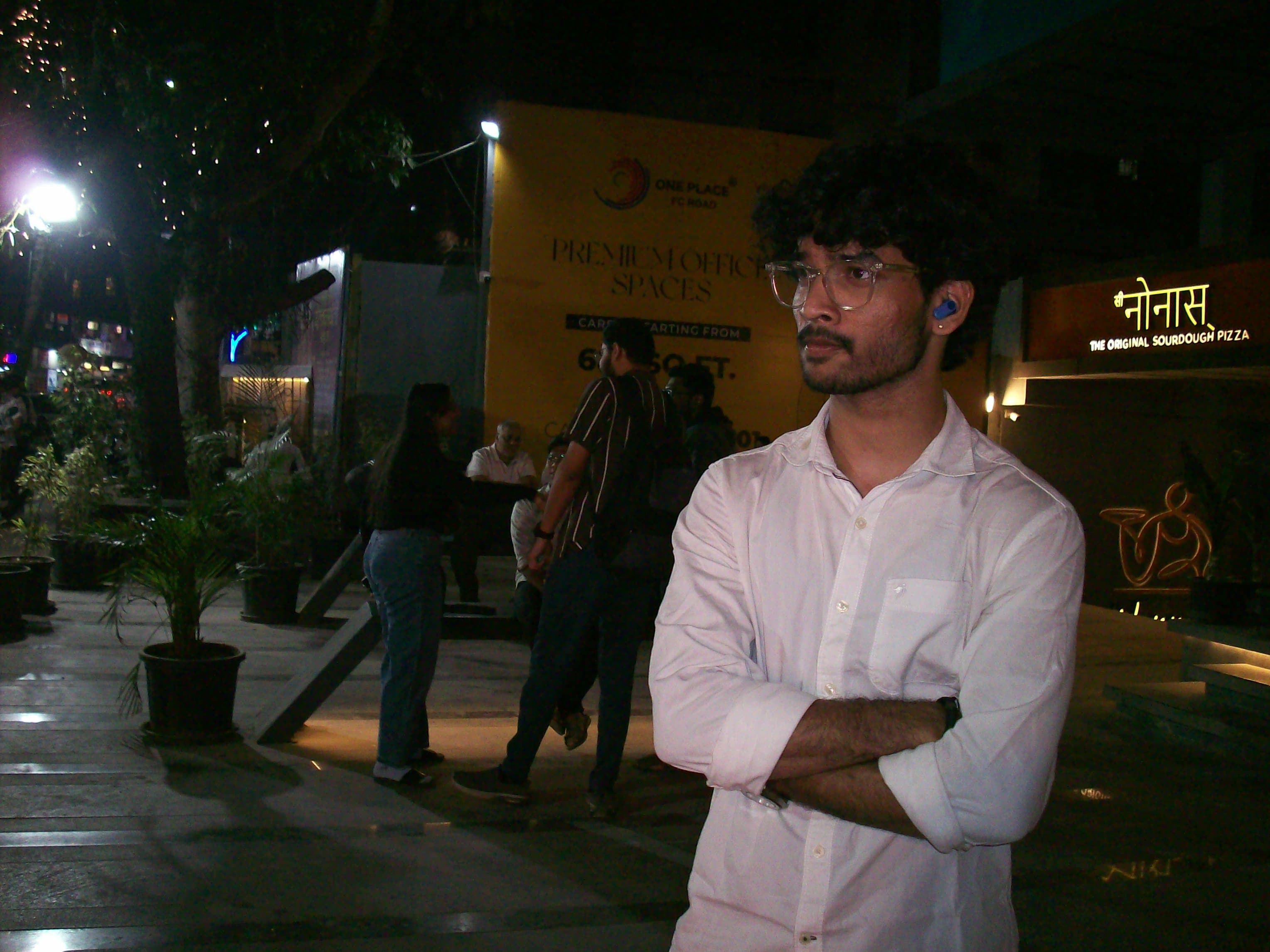 Rithwik at an evening shoot