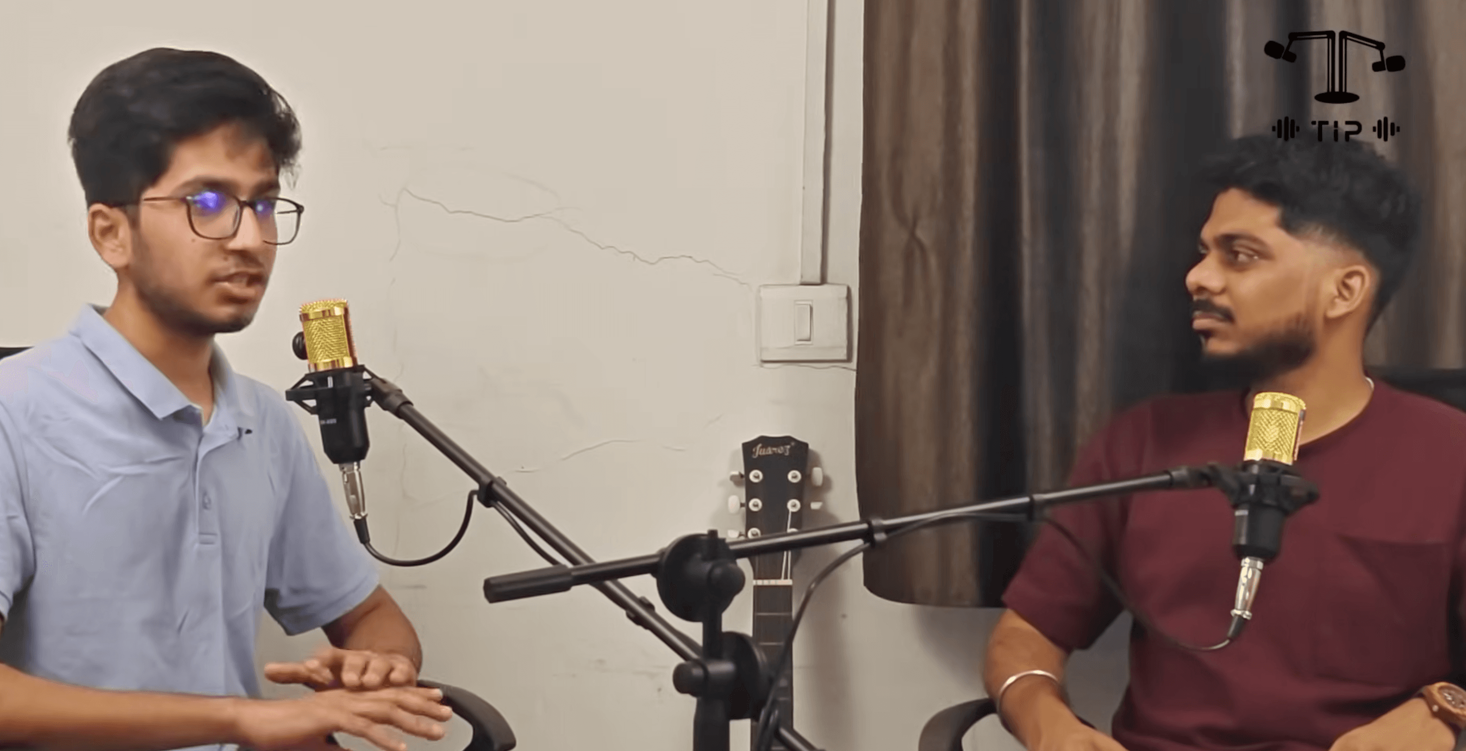 Unplugging IIT interview in the studio